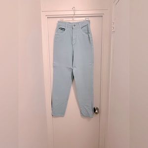 Vintage Baby Blue HIGH Waisted Pants